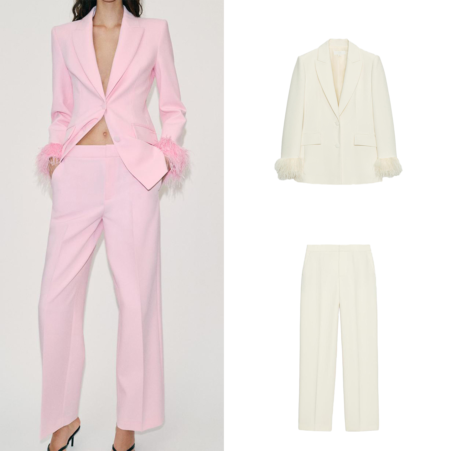 Shoulder Pad Set In - Damesmodepak 2026 Zomer Lage Taille Rechte