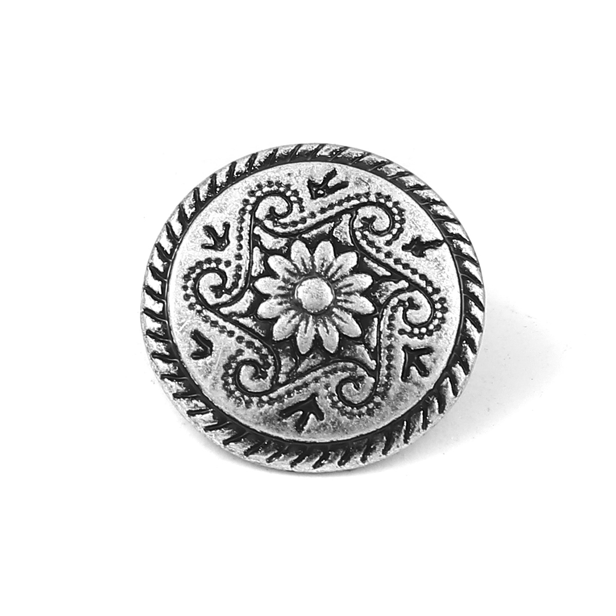 Button Hole Cutter - 10 stks Vintage Metalen Schacht Knoppen