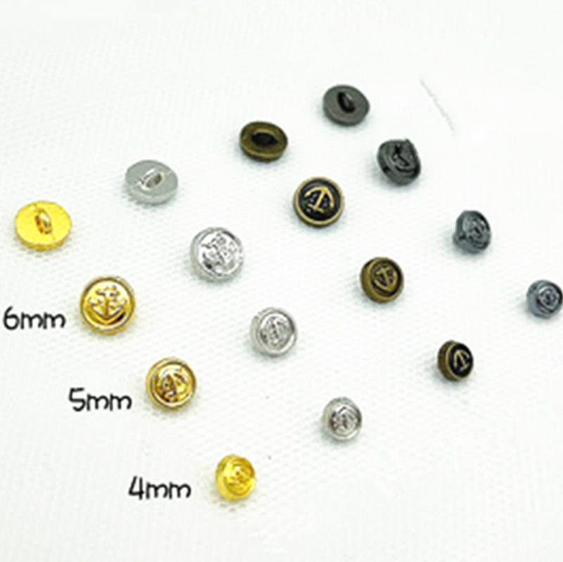 Button Hole Cutter - 30 Stuks Mini Knopen 4/5/6Mm Metalen