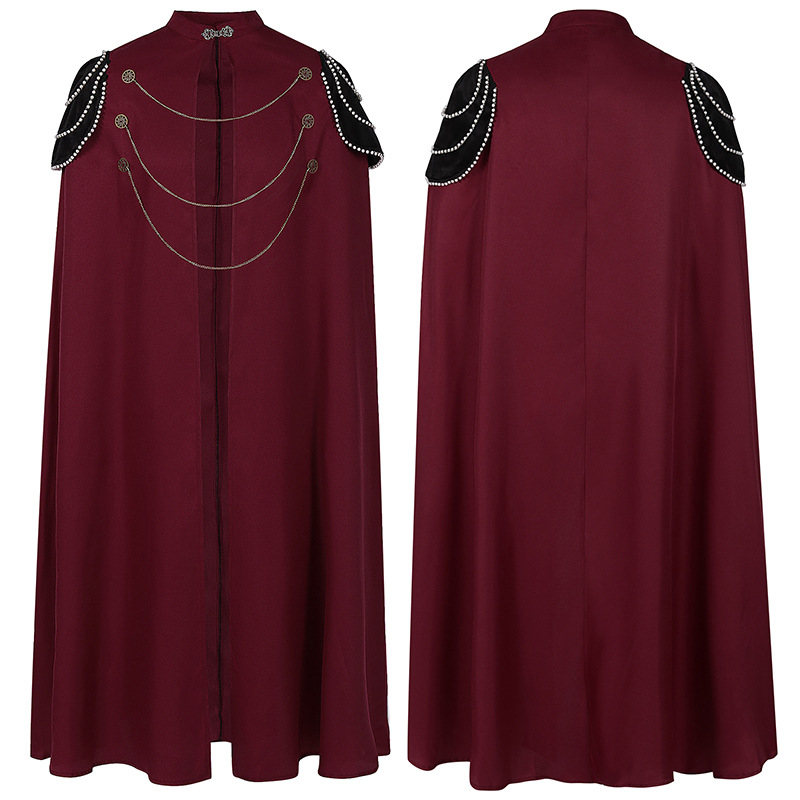 Shoulder Pad Set In - Heren Middeleeuwse Cosplay Koninklijke militaire cape