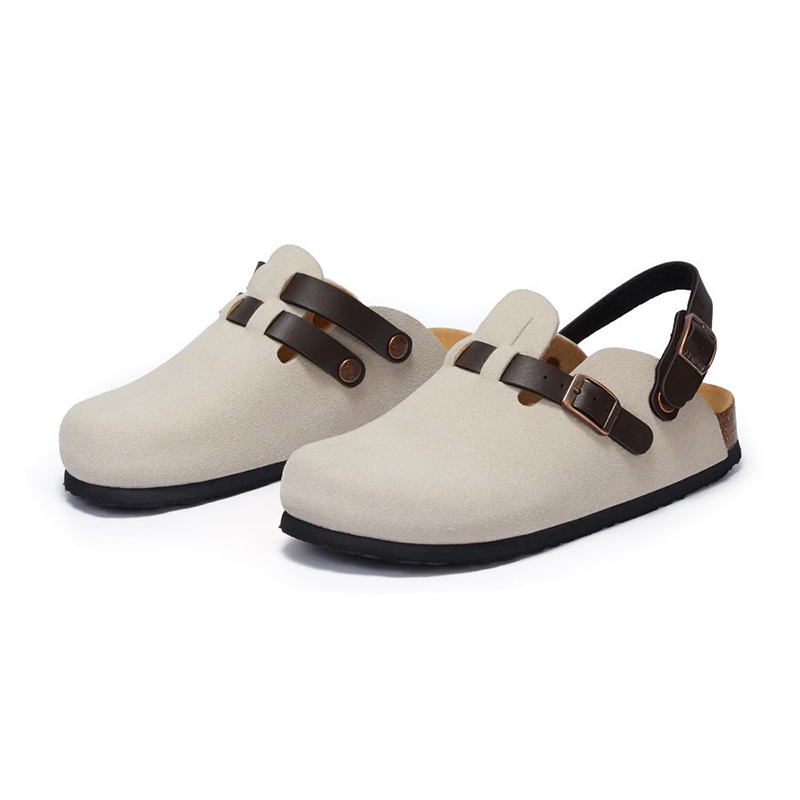 Elastic Waistband Roll - Dames Kurk Slippers Mode Baotou Semi