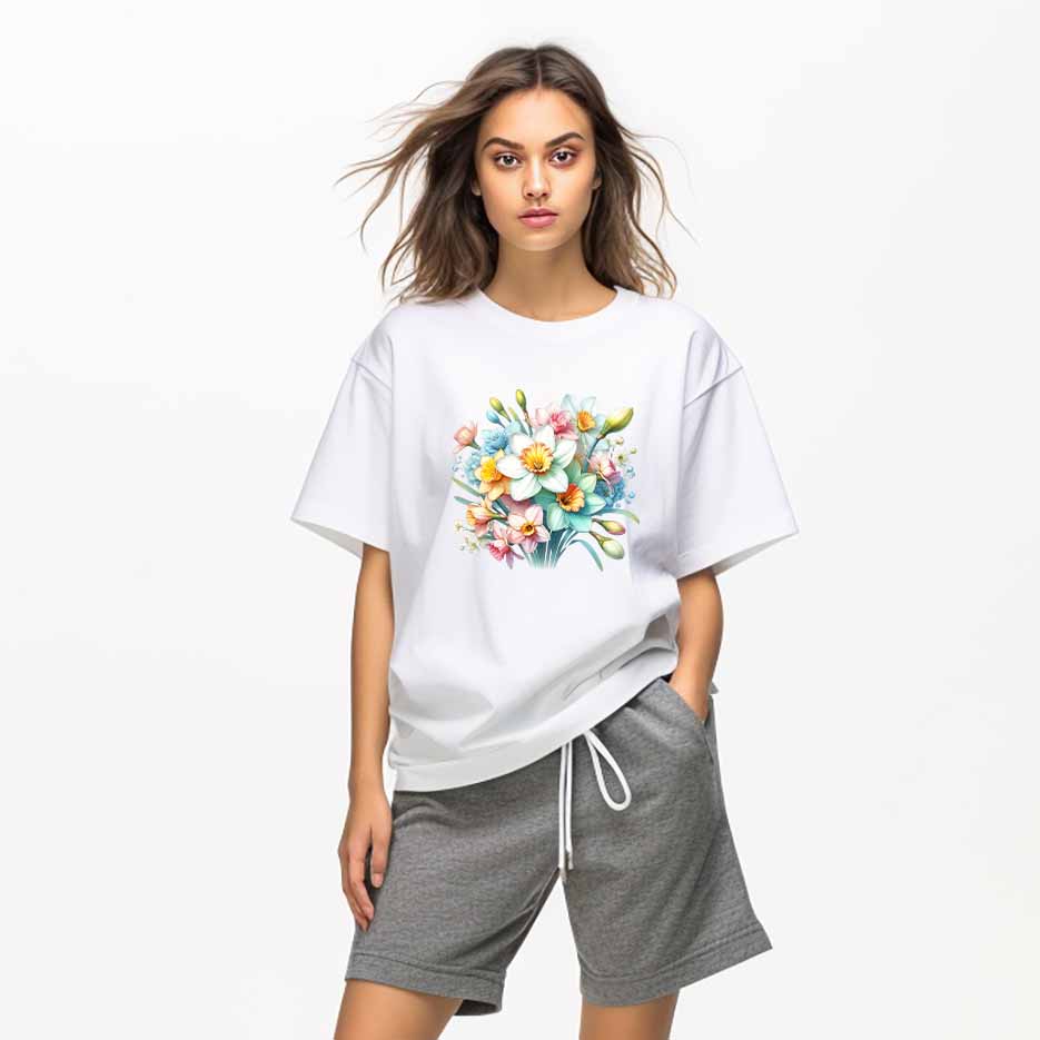 Vintage aquarel bloemen strijk - Iron On Patch recensie en prijs