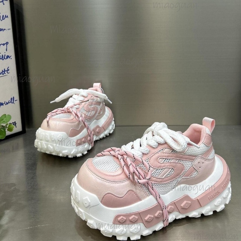 Dames Chunky Platform Dad Snea - Sewing Cloth recensie en prijs