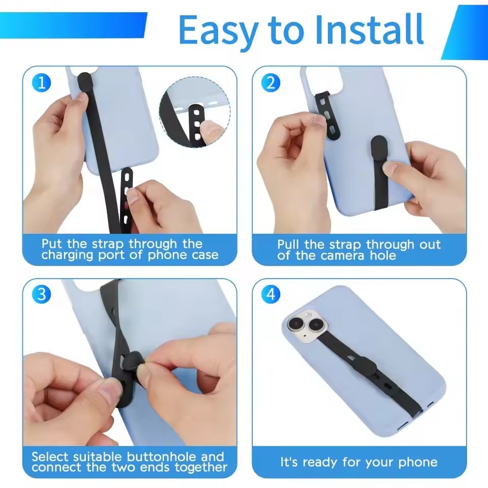 Draagbare siliconen telefoonri - Elastic Waistband Roll recensie en prijs