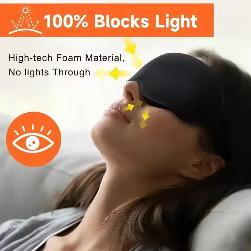 Nieuw 3D-slaapoogmasker Stereo - Sewing Cotton recensie en prijs