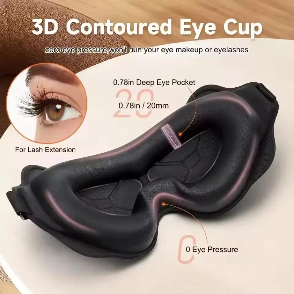 Nieuw 3D-slaapoogmasker Stereo - Sewing Cotton recensie en prijs