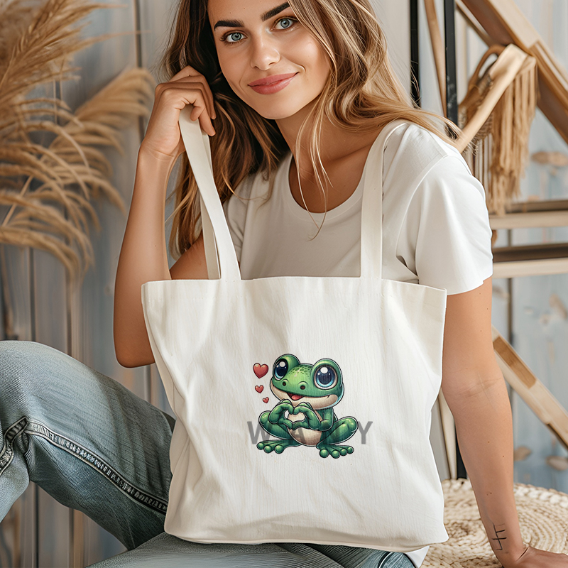 Schattige cartoon kikker strij - Iron On Patch recensie en prijs