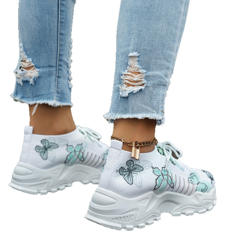 Dames sneakers met vlinderprin - Sewing Cloth recensie en prijs