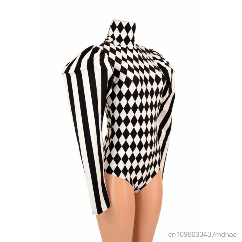 Circus Clown Cosplay Zwart Wit - Shoulder Pad Set In recensie en prijs