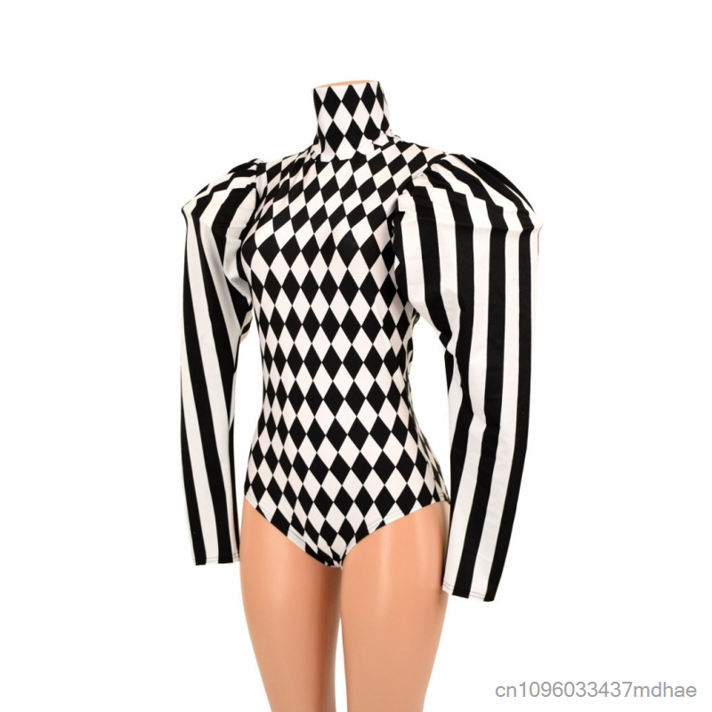 Circus Clown Cosplay Zwart Wit - Shoulder Pad Set In recensie en prijs