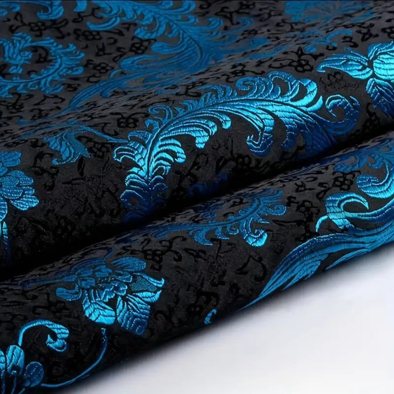3D Blue Phoenix Tail brokaatst - Sewing Cloth recensie en prijs
