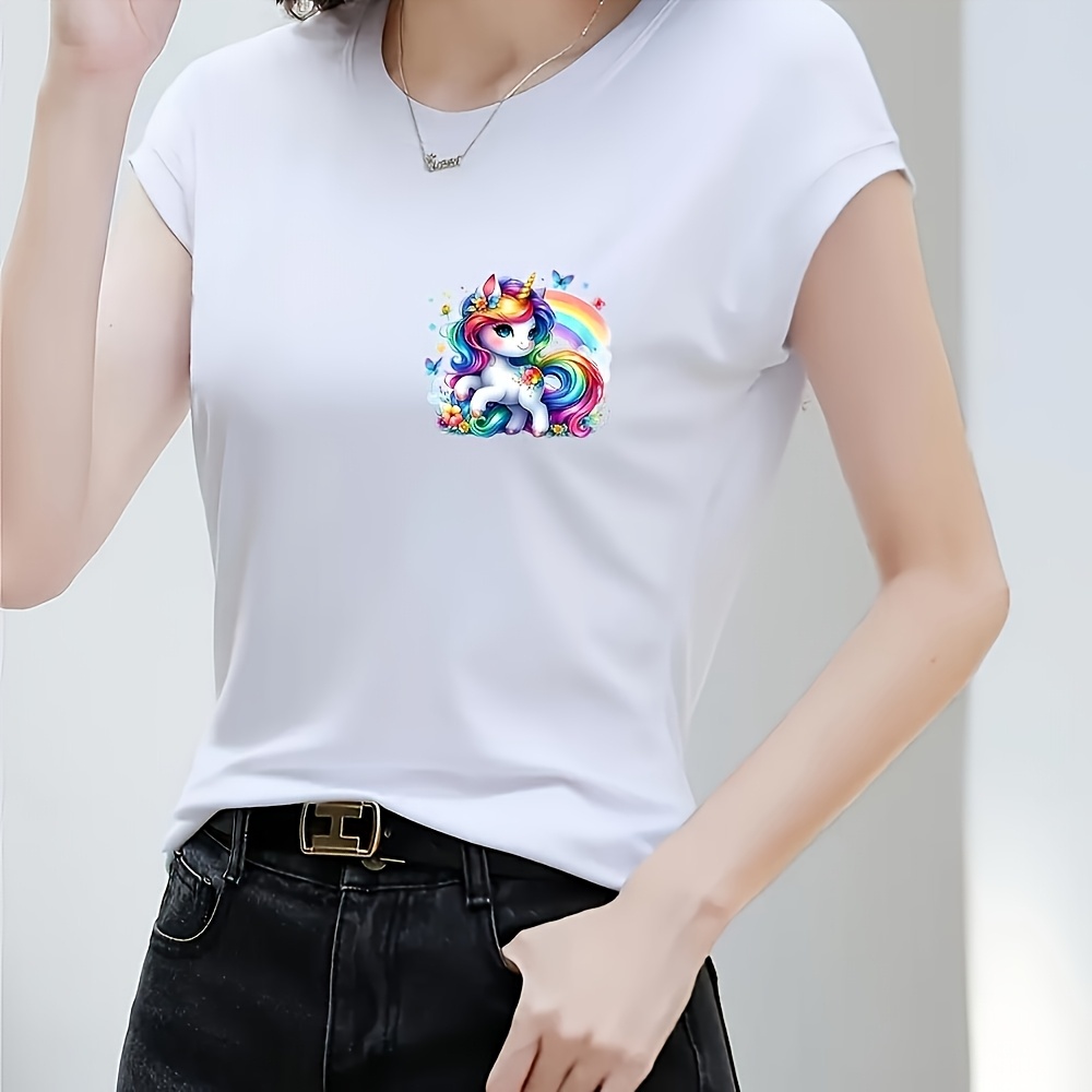 Zachte neon regenboog eenhoorn - Iron On Patch recensie en prijs