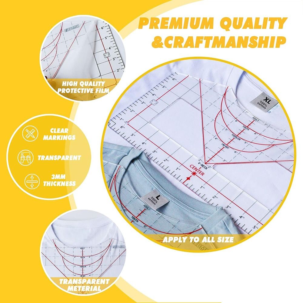 T-Shirt Liniaal Gids Voor Viny - Sewing Tt recensie en prijs